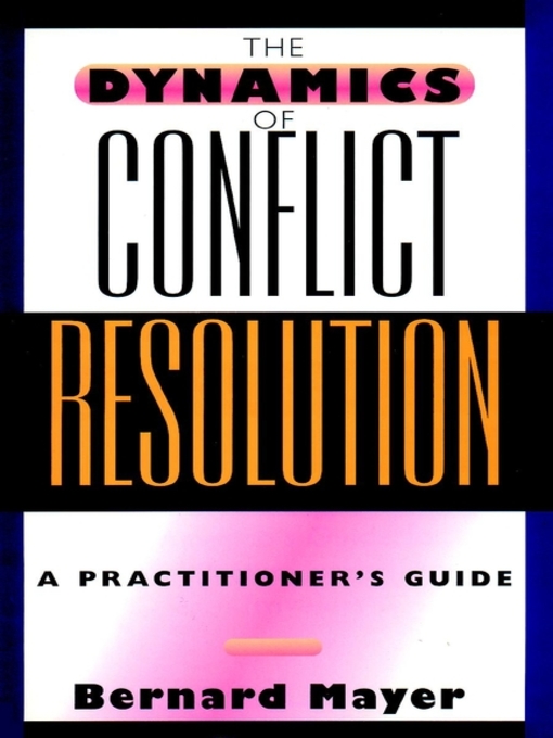 Cover image for The Dynamics of Conflict Resolution